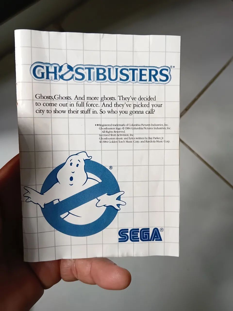 Jogo Master System Ghoster Busters - Foto 4