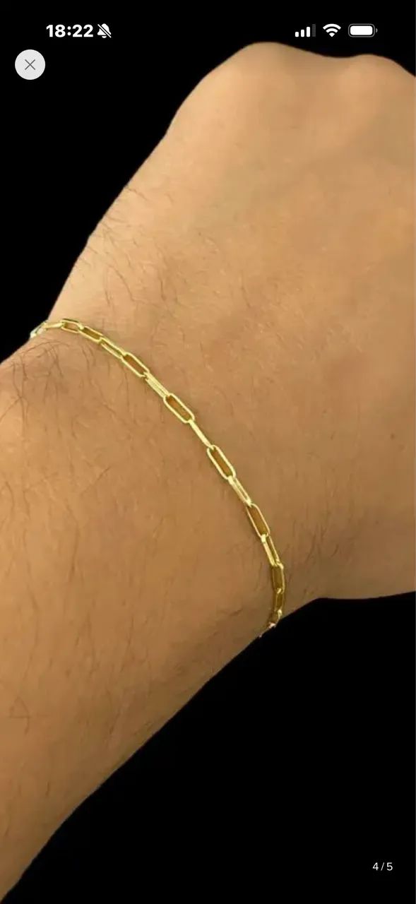 Pulseira de ouro 18k - Foto 2