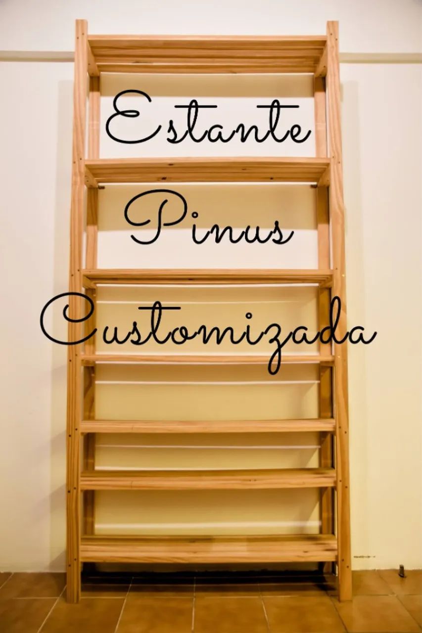 Estante Pinus Sob Encomenda