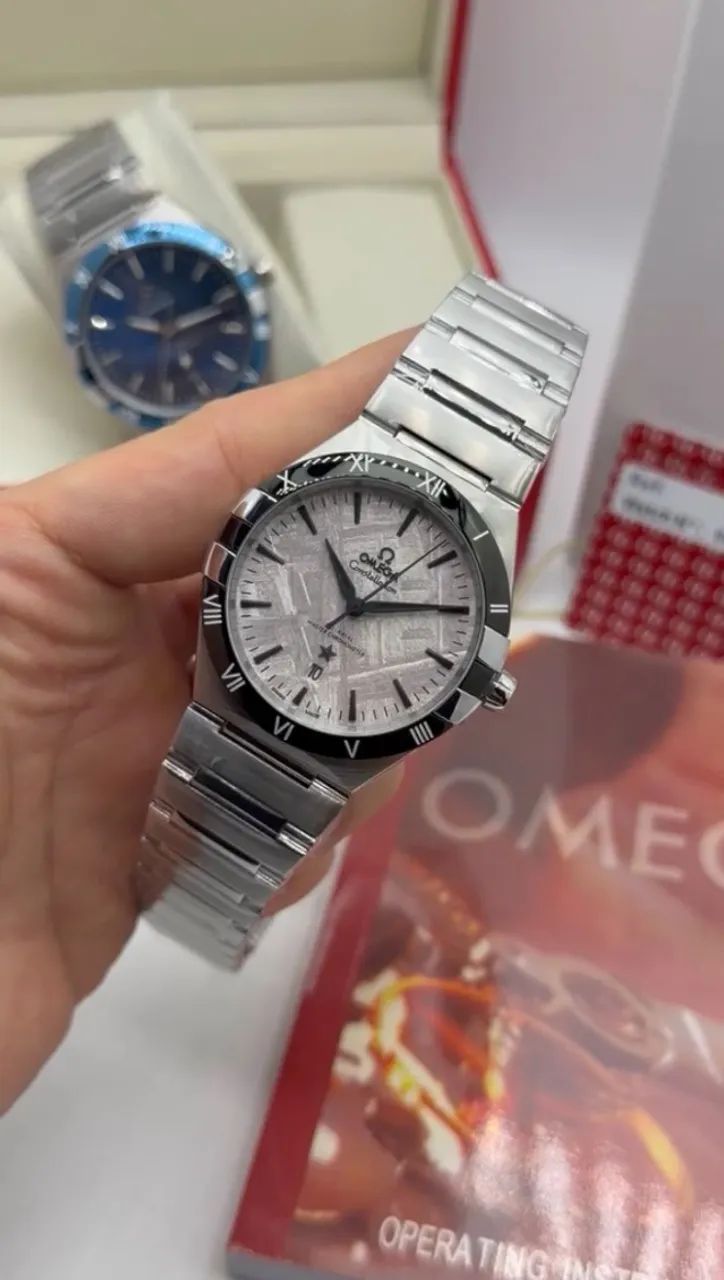 Omega Constellation Automático + Caixa Omega Completa