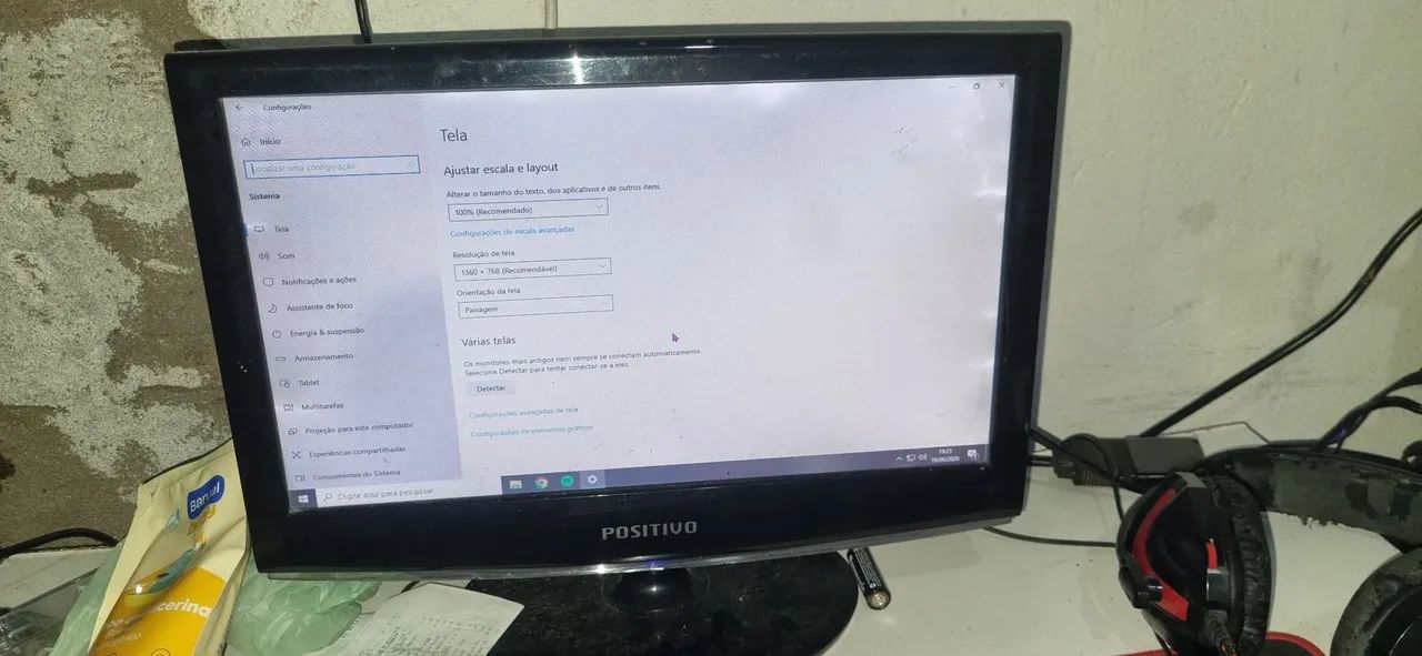 Monitor positivo 16" VGA