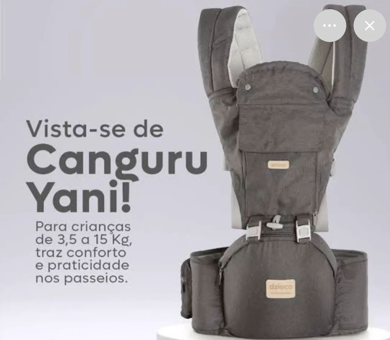 Canguru dzieco nunca usado  - Foto 5