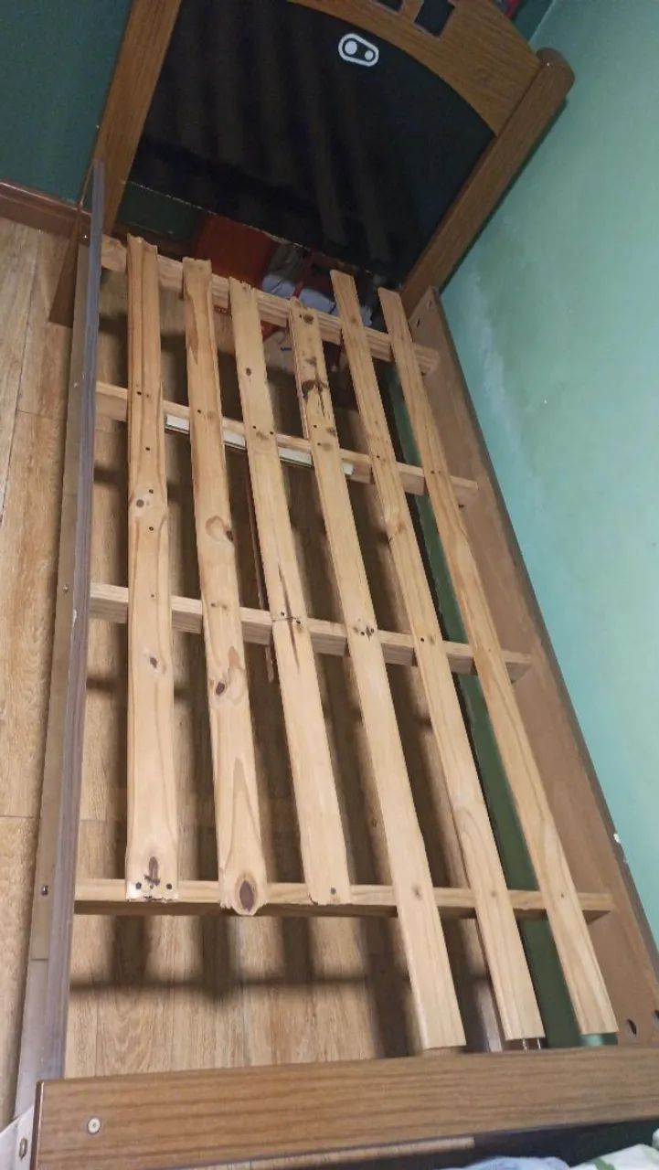 Cama de solteiro em MDF sem colchão - Foto 2