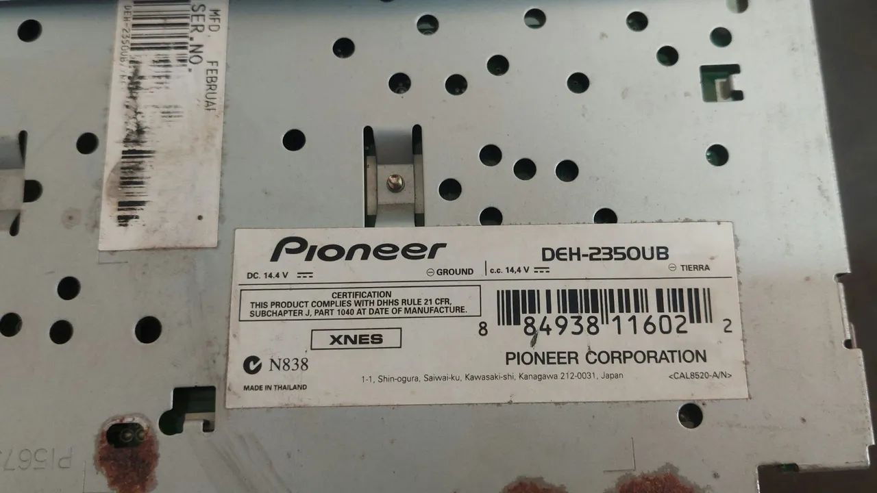 Pioneer deh-2350ub em perfeito estado  - Foto 2