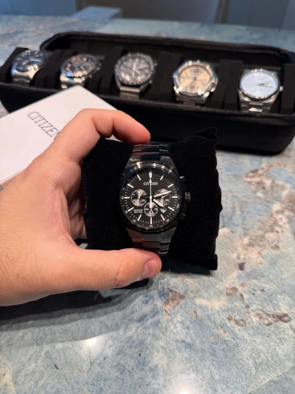 Citizen cronografo preto full set