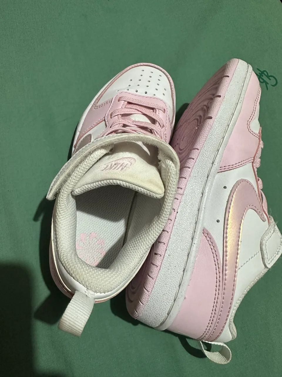 Tênis Nike. Court Borough Low Recraft Infantil - Foto 2