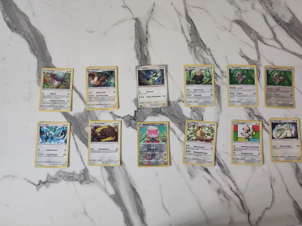 Cartas Pokémon Raras (?) - lote com 37 cartas.