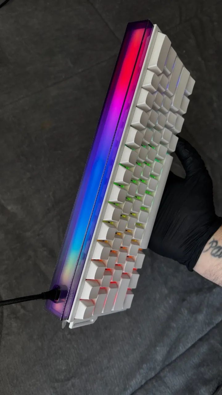 TECLADO MAGNETICO BRANCO AKKO SHINE60 - Foto 2