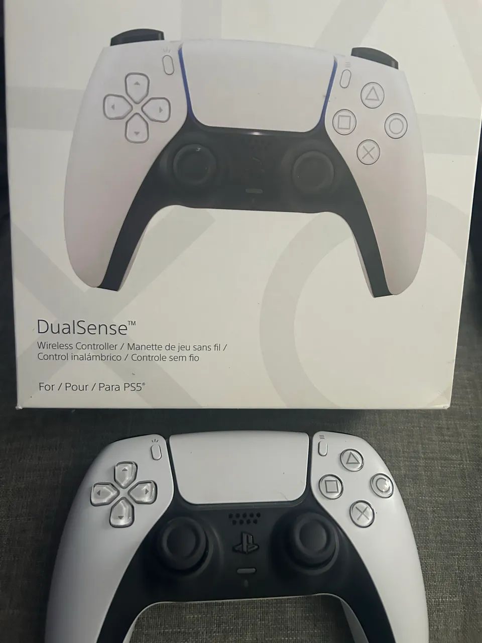 Controle PS5 Branco - Foto 3