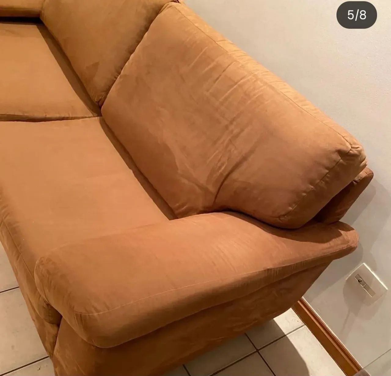 Sofá 3 lugares e capa R$699,00441140299967375364