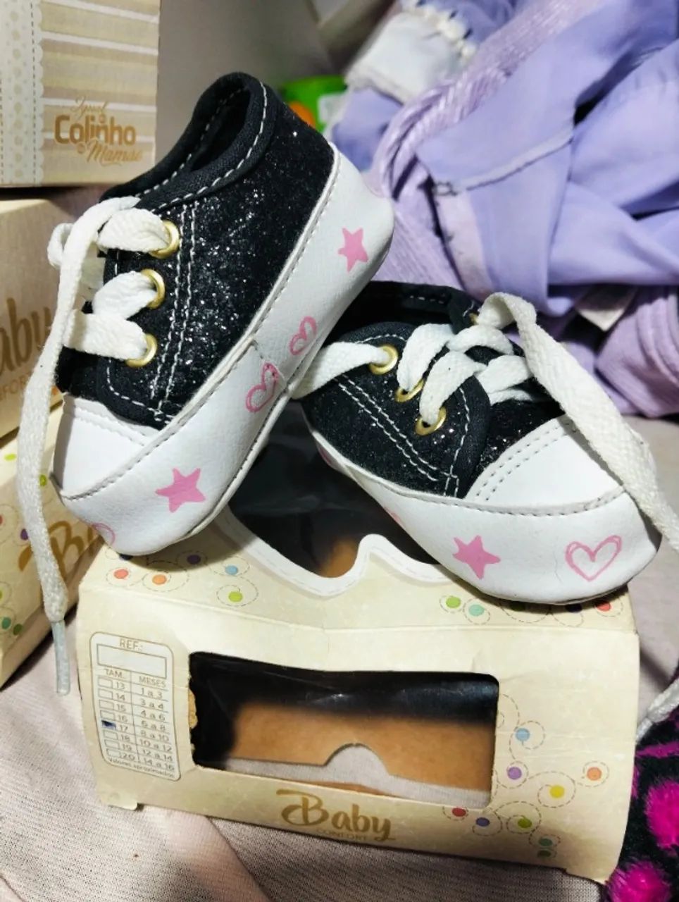 Sapatinhos de bebe menina - Foto 6
