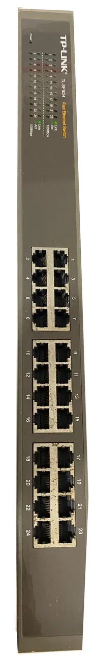 Switch de 24 portas 10/100Mbps TP-Link TL-SF1024 - Usado - Foto 3