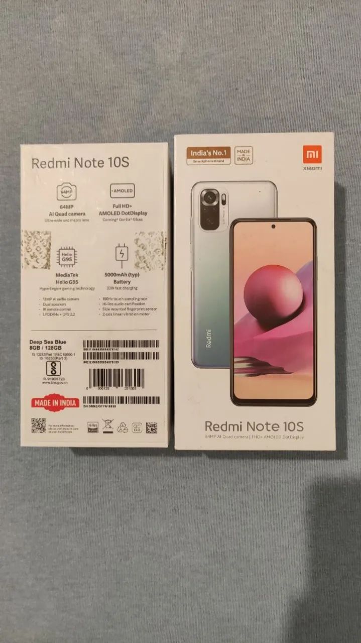 Xiaomi Redmi Note 10S 8GB/128GB - Bateria Nova!  - Foto 5