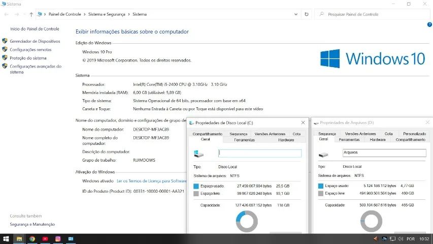 ? CPU Intel i5 2400 + SSD 120GB + 500GB HD | 6GB RAM | R$450 - Foto 4