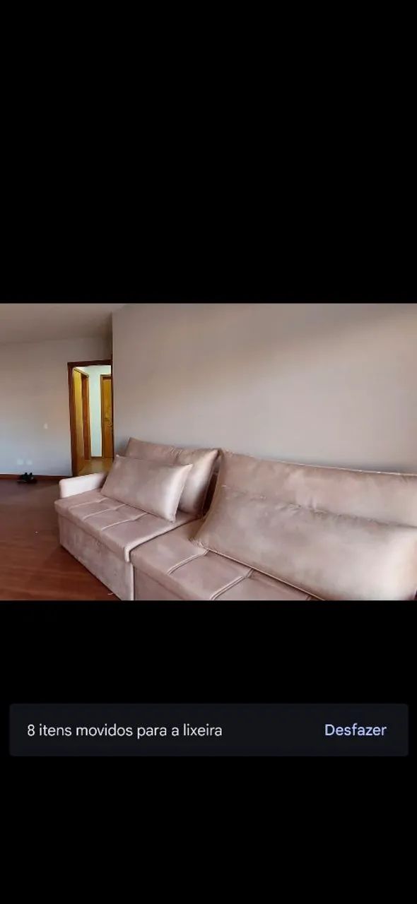 Sofá em suede premium 2,4m  - Foto 5