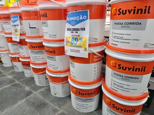 Massa Corrida Suvinil PVA 25Kg - Foto 4