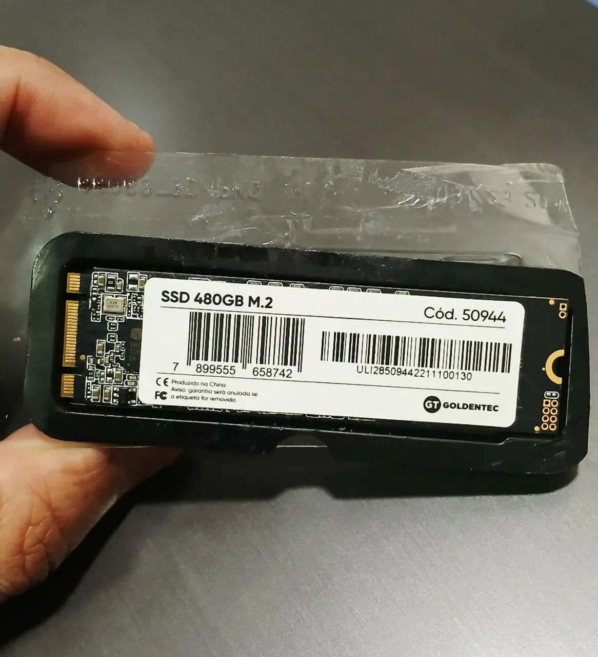 SSD 480GB. NVMe M2. Goldentec.