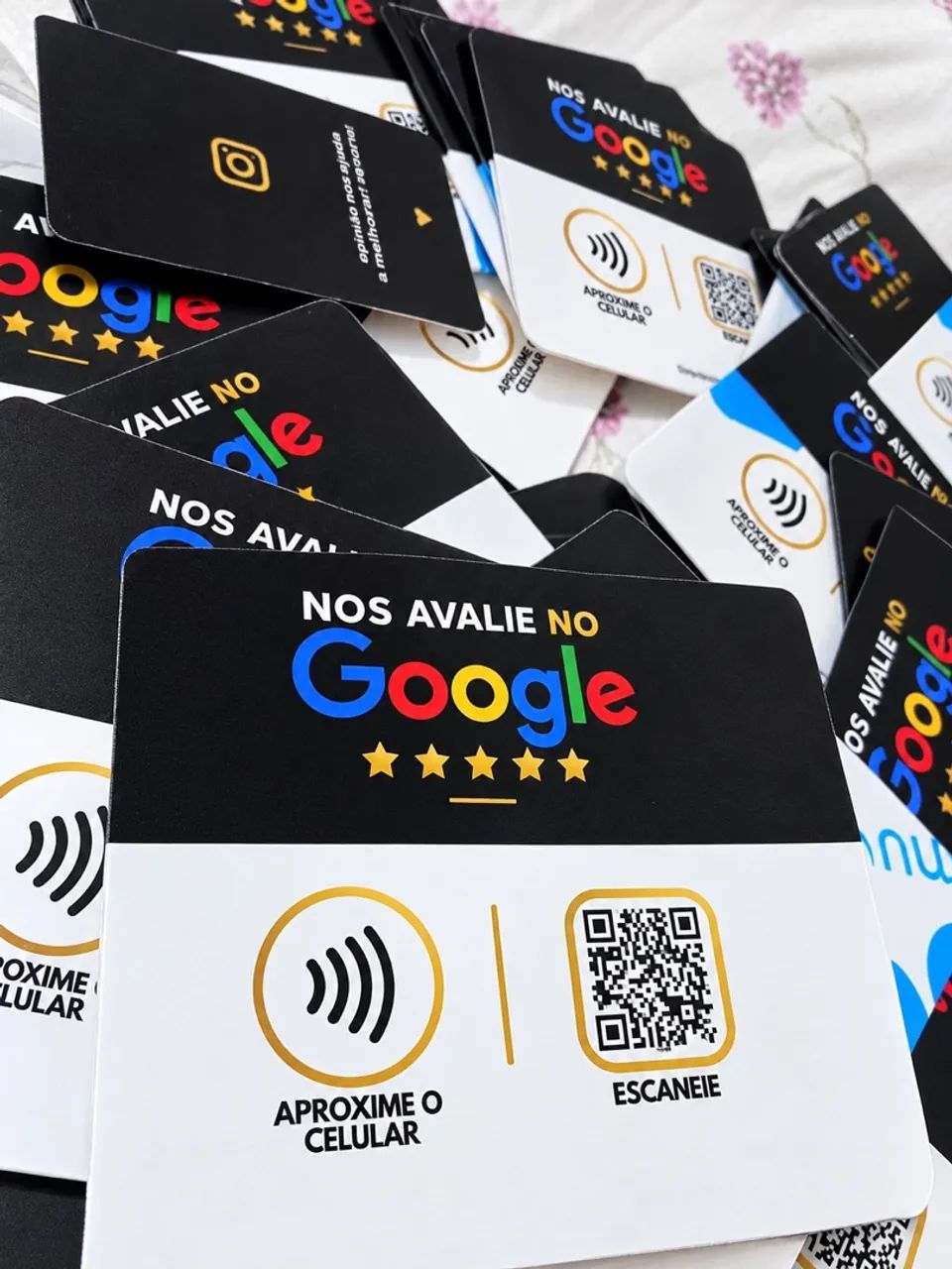 PLACA GOOGLE NFC E QR CODE 