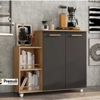 Multiuso 2 Portas Notável 61cm NT 4020 Freijó Trend/Off White