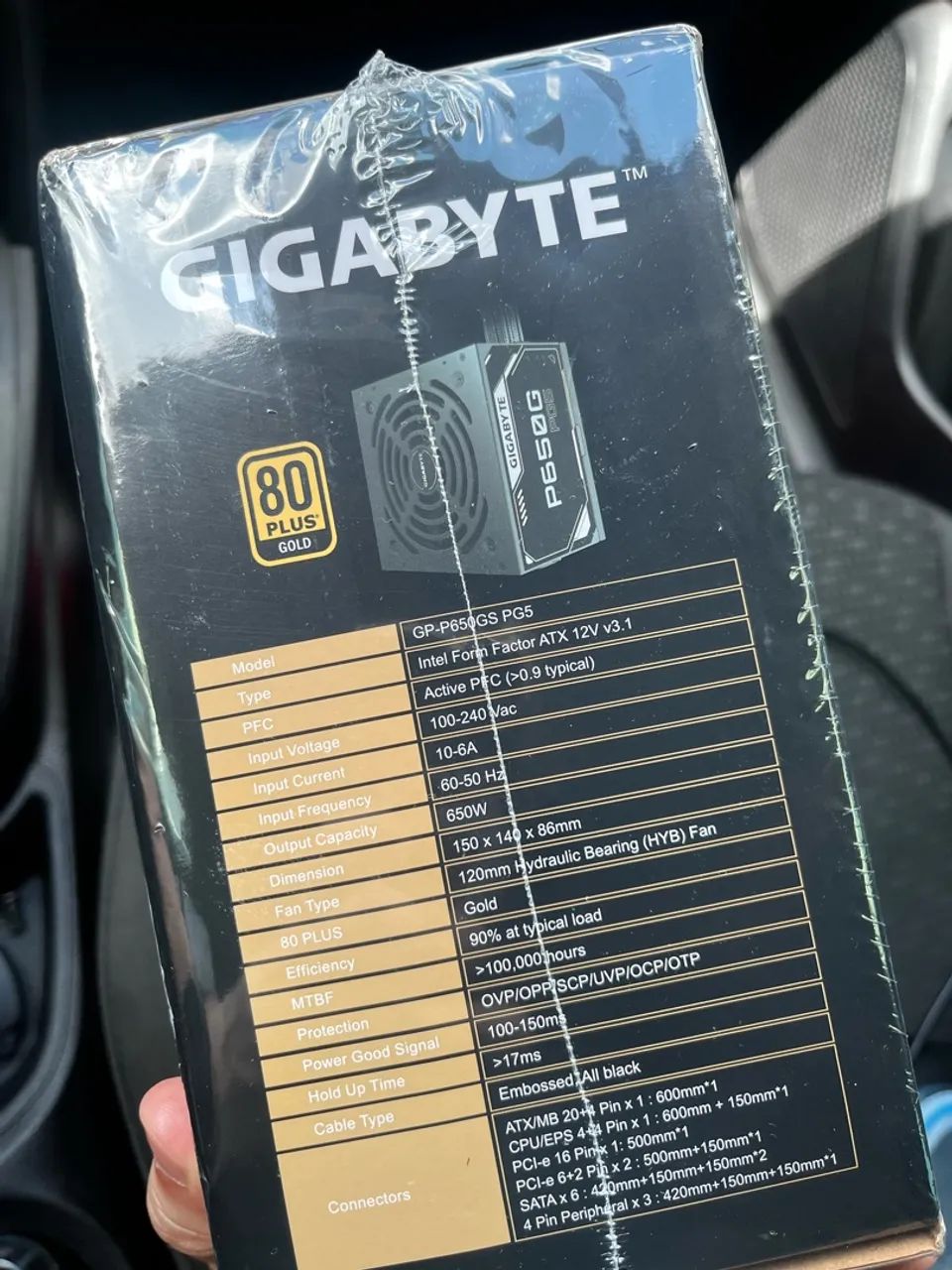 Fonte Gigabyte 650w - certificado ouro - Foto 3