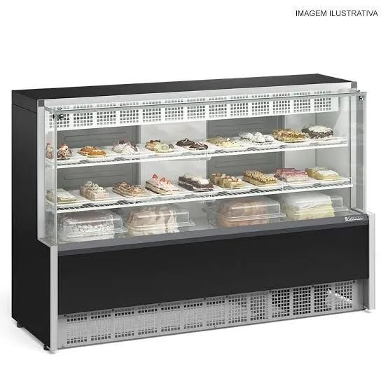 Ac vitrine Refrigerada Gelopar 1.40mt 