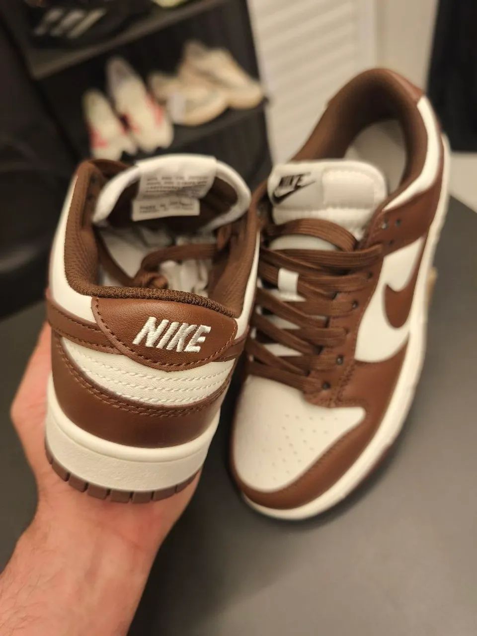 Nike Dunk Low Marrom e Branco | Dunk Low Masculino | Sneaker - Foto 3