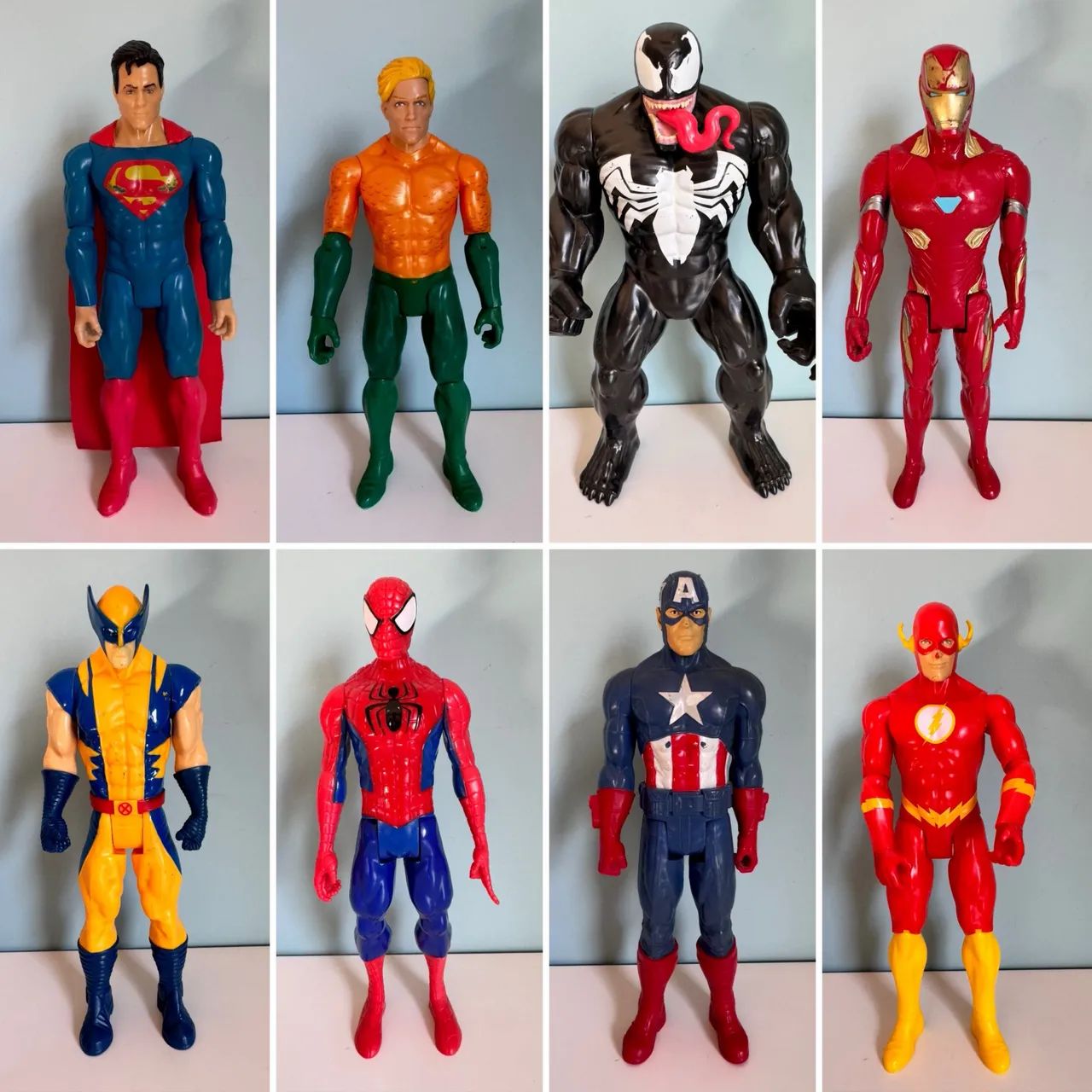 Lote com 20 Bonecos Marvel, DC, Power Rangers  - Foto 2