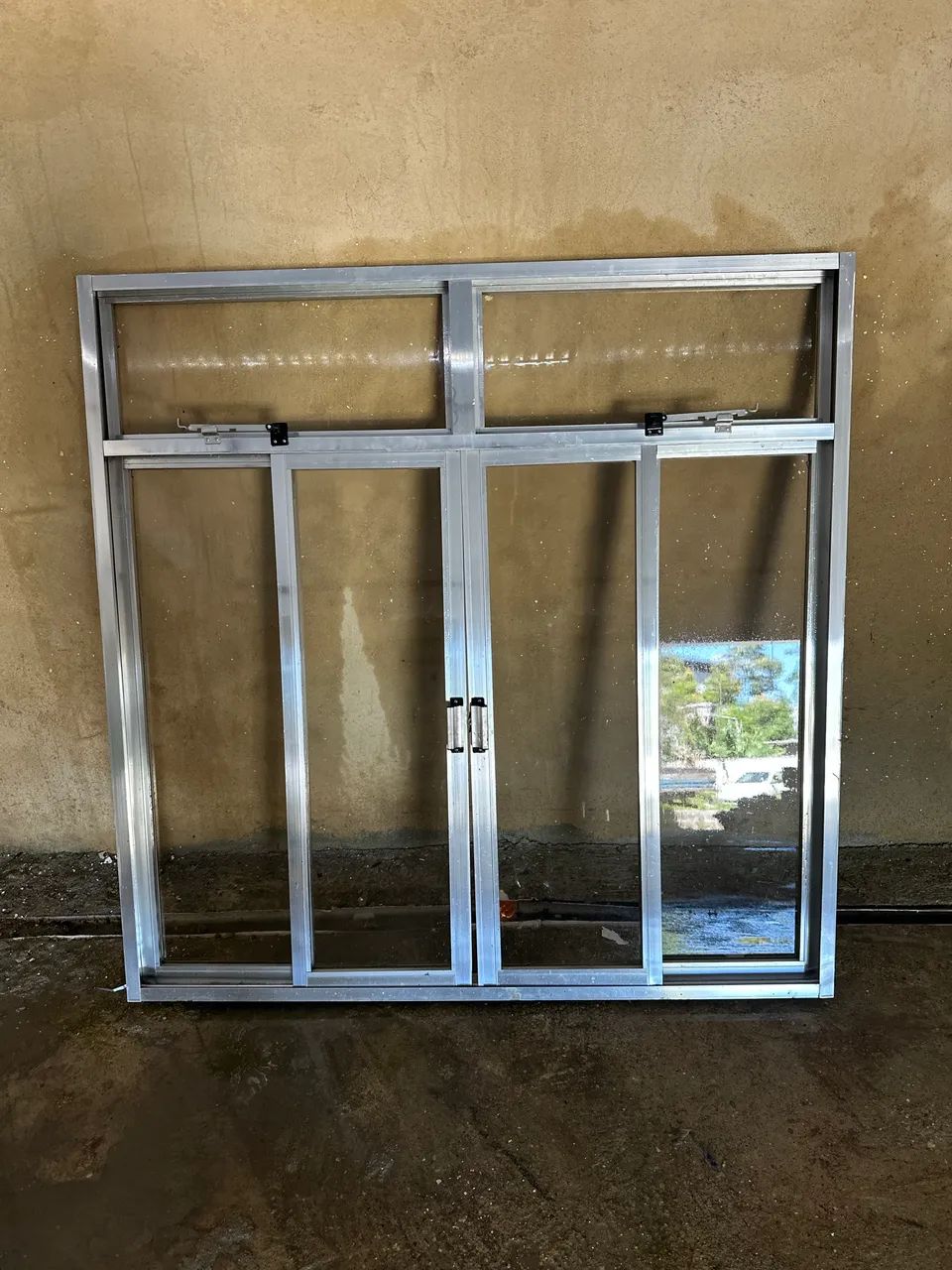 Janela alumínio 1,50x1,50 com vidro - SÓ R$ 400 - Foto 2