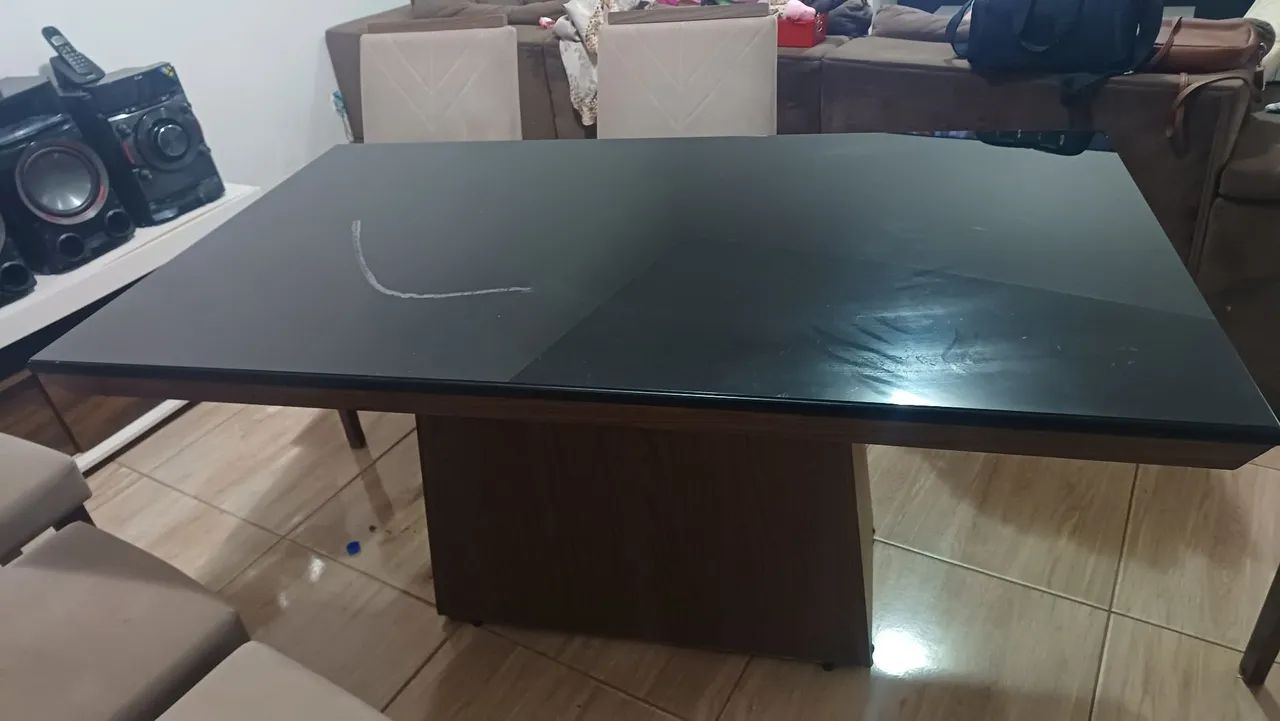 Mesa tampo de vidro - Foto 5