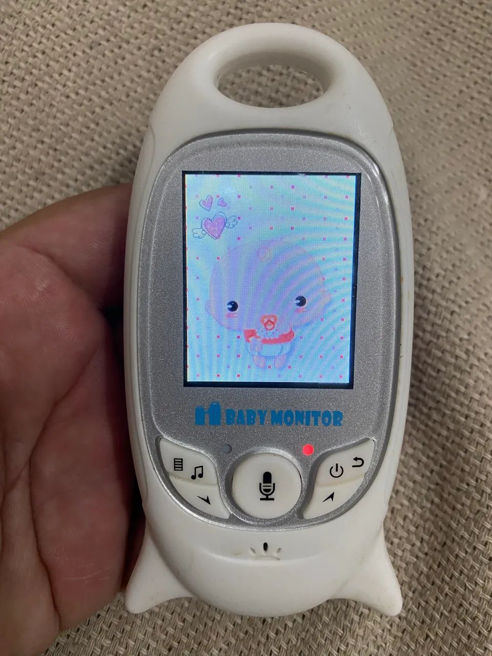 babá eletrônica câmera sem fio visão noturna lcd digital - Foto 3