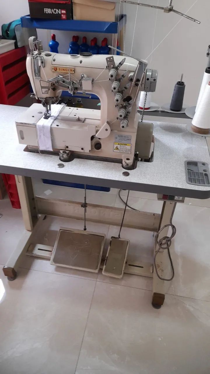 Vendo máquina de costura galoneira singe industrial 1
