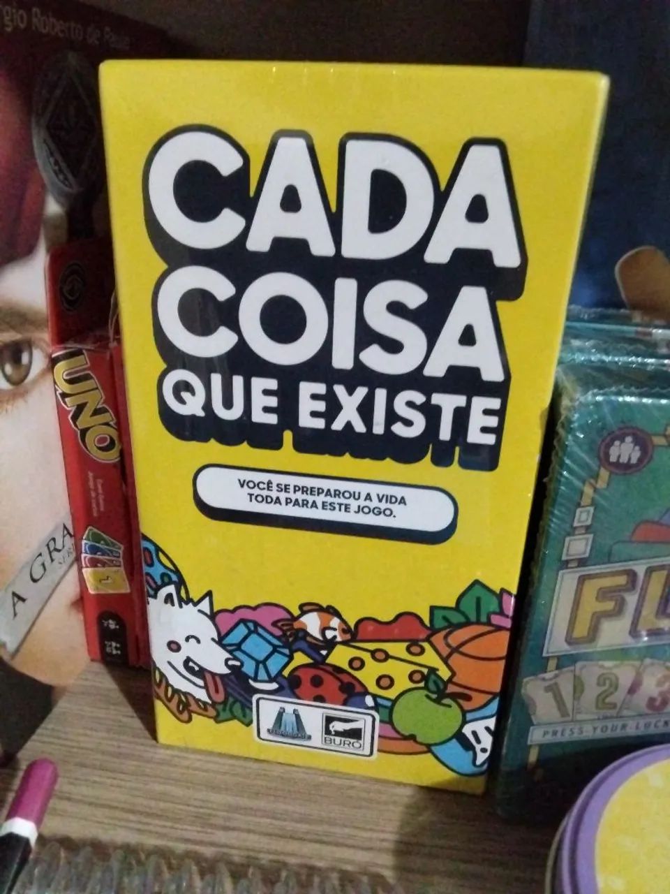 Jogo de cartas cada coisa que existe novo lacrado 