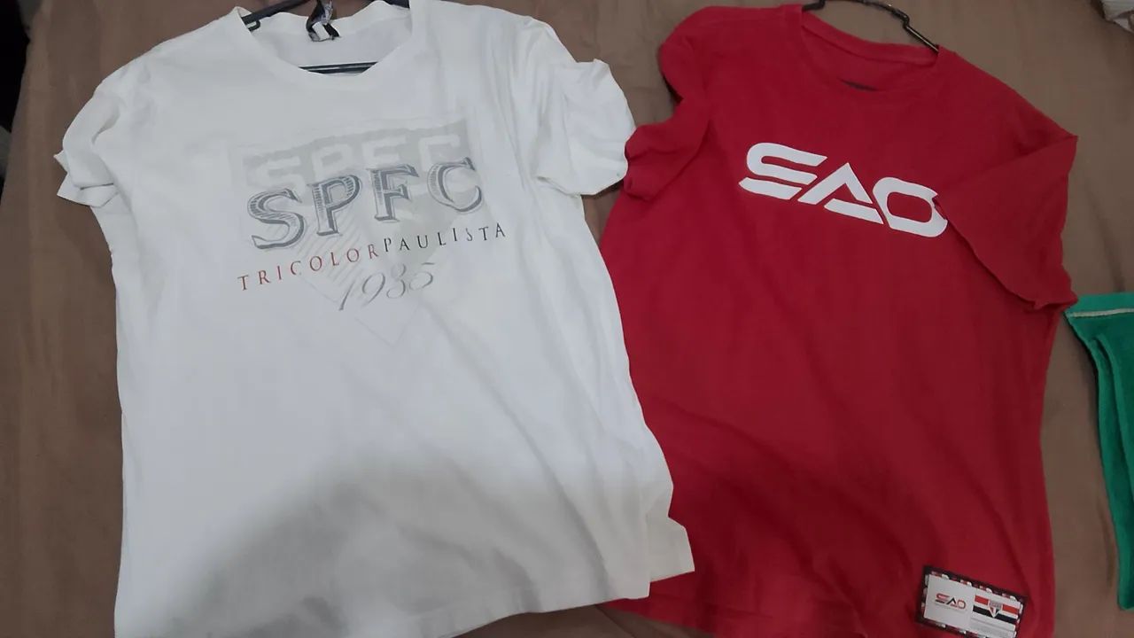 Duas camisas do SPFC original 
