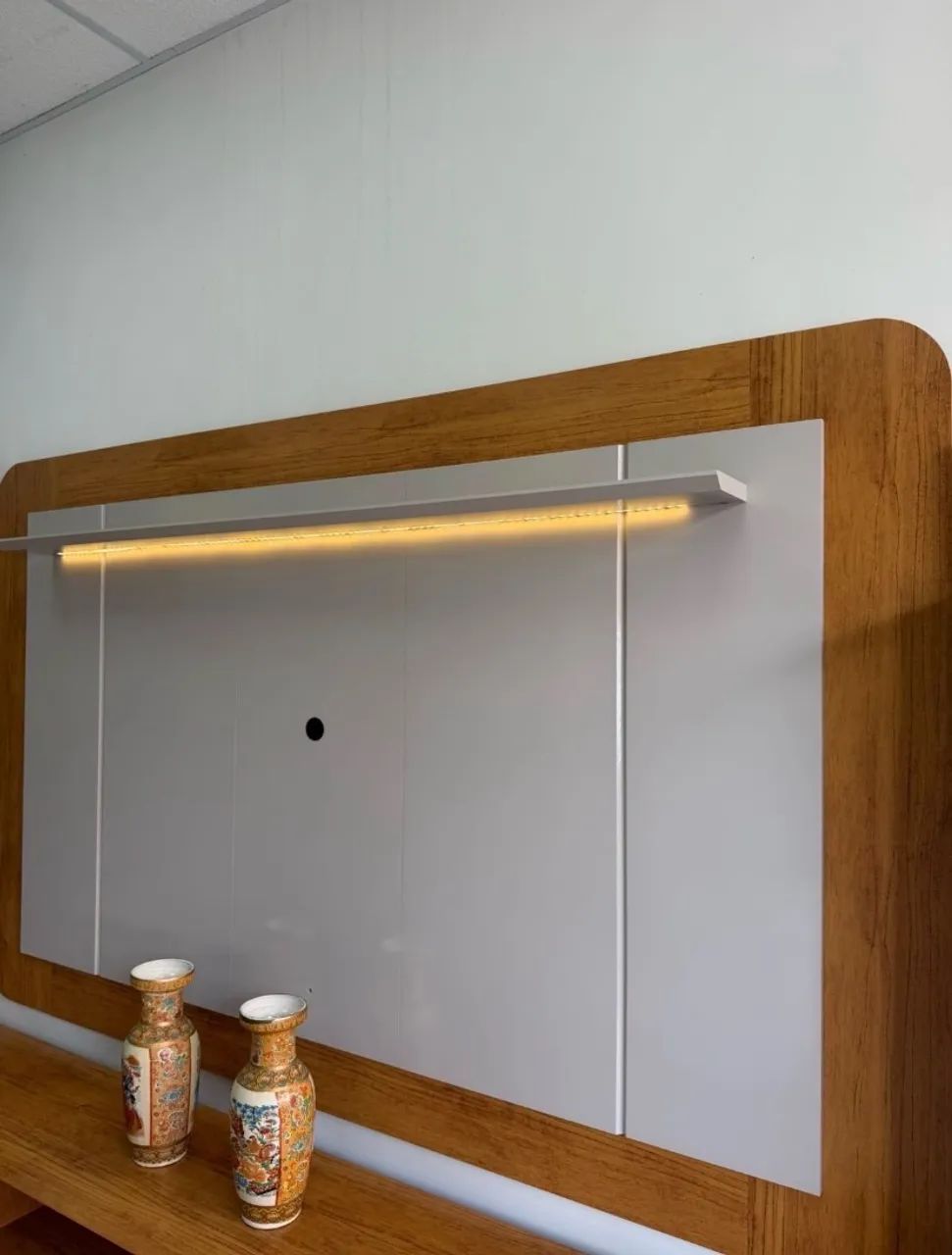 Rack com painel Héctor Dj Móveis, ideal para TVs até 70 polegadas - Entrega Imediata - Foto 4