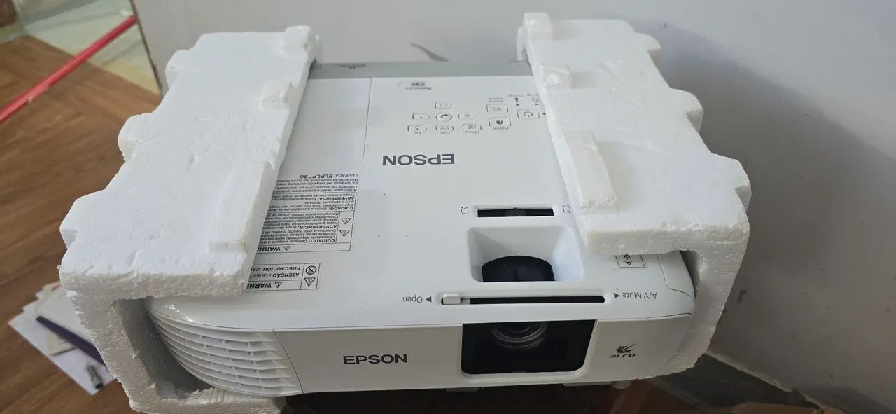 PROJETOR EPSON POWERLITE S39 ? NOVO - Foto 5
