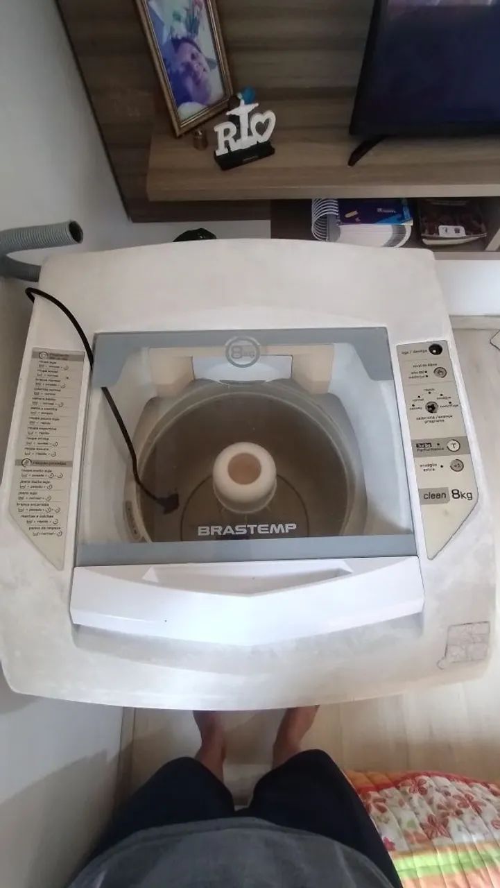 Máquina usada com defeito. 