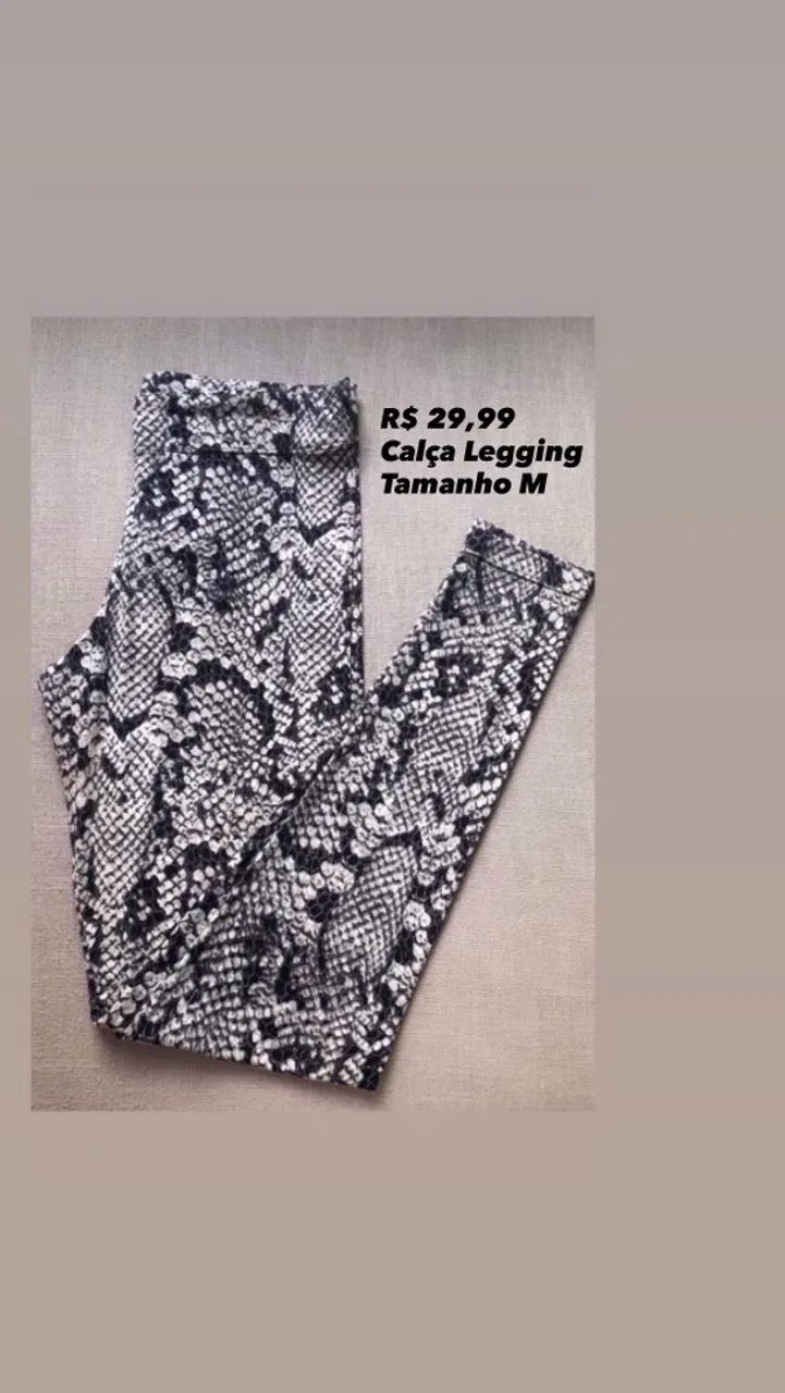 Calça Legging tamanho M - Foto 2
