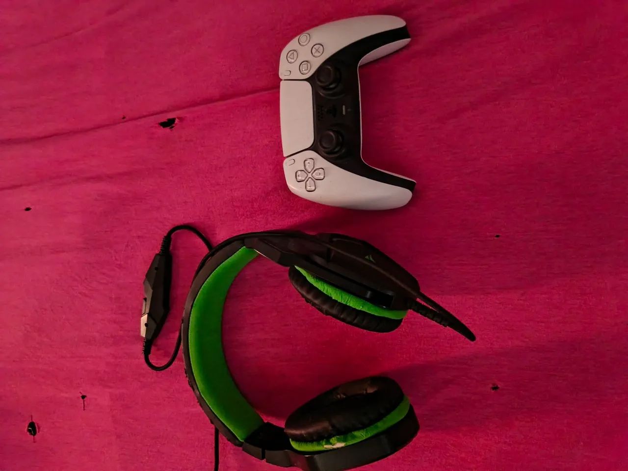 Controle de ps5 e Headset gamer - Foto 2