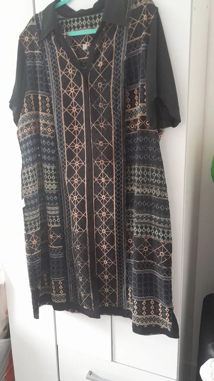 Vestido midi da marca Eveiza tamanho  54 - Foto 4