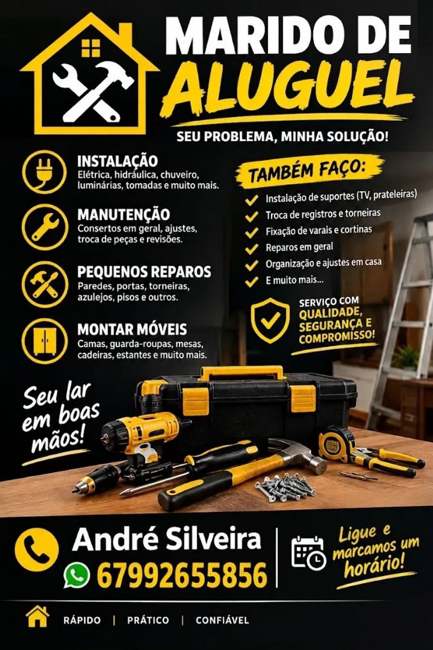 Marido de Aluguel | Montagem, Instalação e Pequenos Reparos