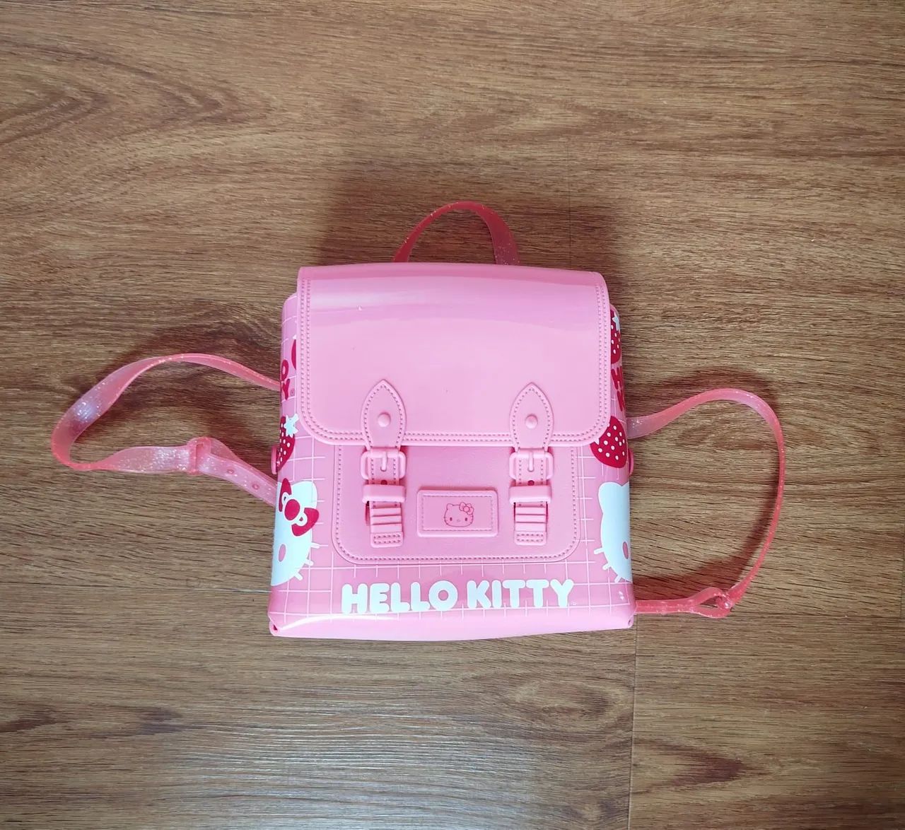 Mochila Pequena Hello Kitty Grendene Kids Nova - Foto 3
