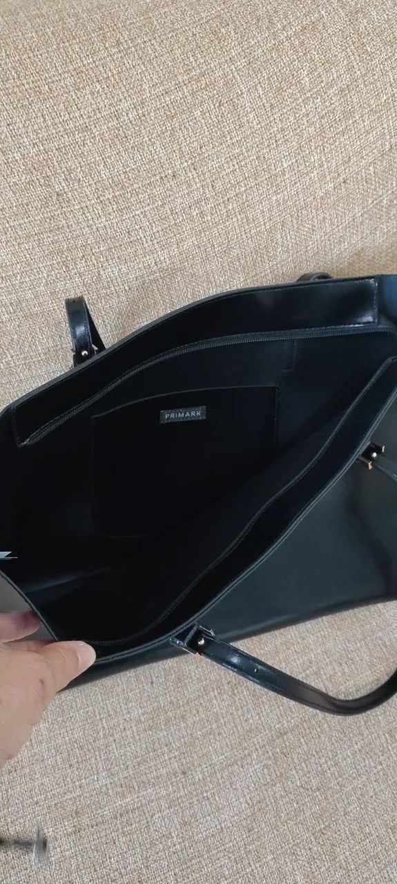 Bolsa nova grande preta marca Primark Portugal. - Foto 4