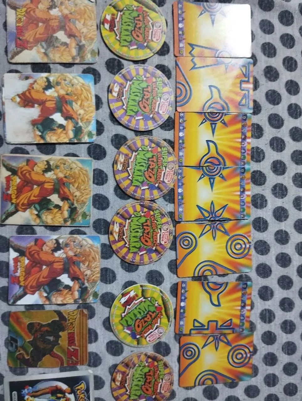 Tazos o máscara e cards dragon bal e digimn - Foto 3