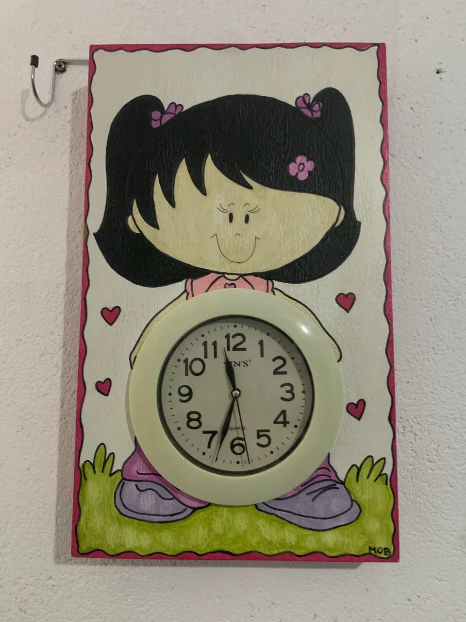 Relógio de parede infantil 