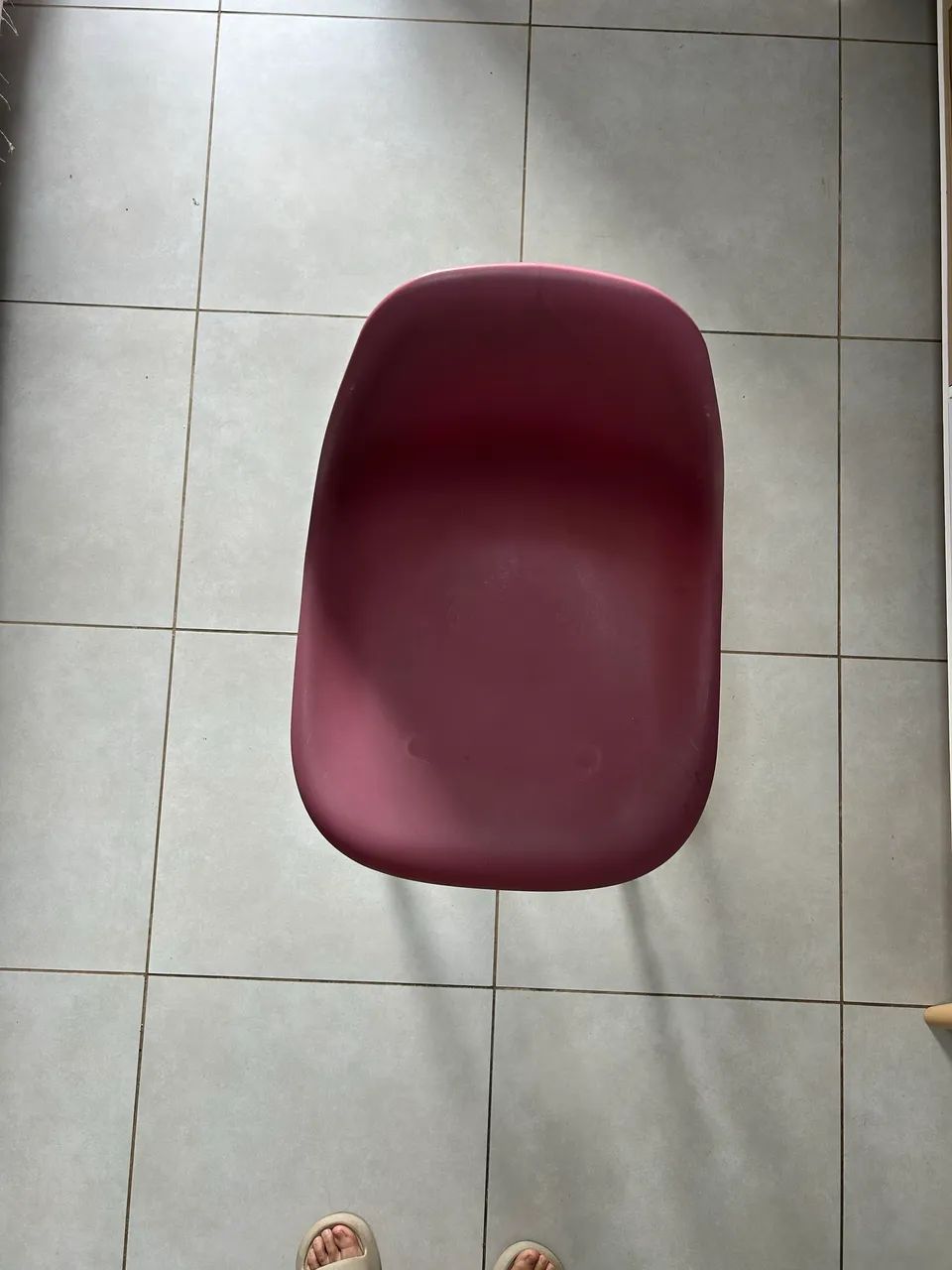  Cadeira Charles Eames Eiffel DSW - vermelha  - Foto 4