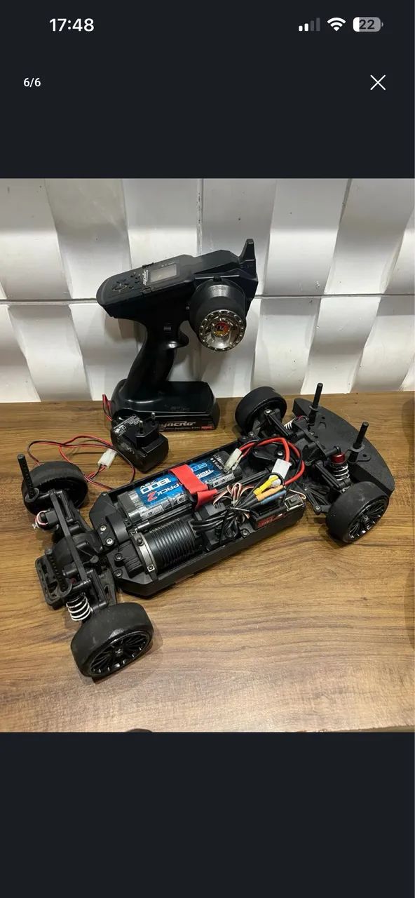 Kyosho fazer motor brushlles Automodelo  - Foto 5