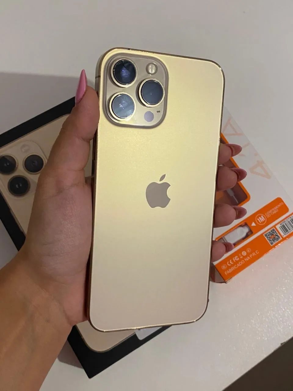 iPhone 13 Pro Max 256gb Dourado - Foto 4