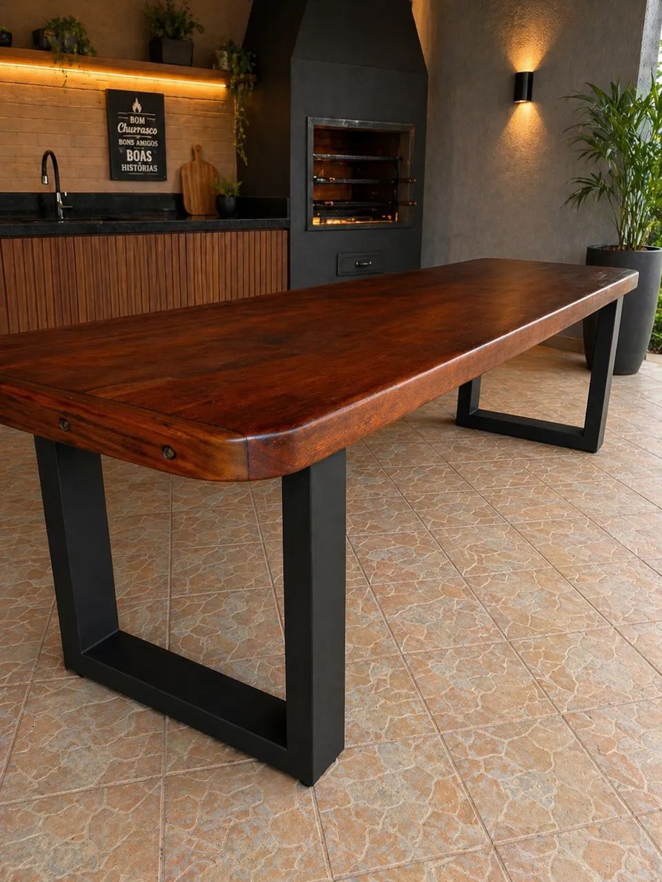 Mesa em Madeira Maciça - Foto 4