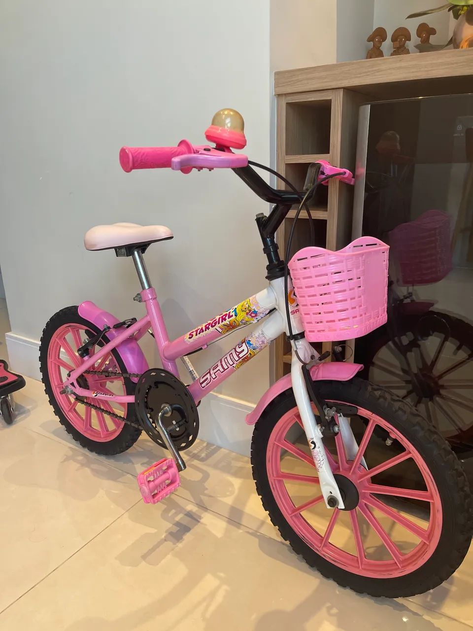 Bicicleta Infantil Aro 16 rosa