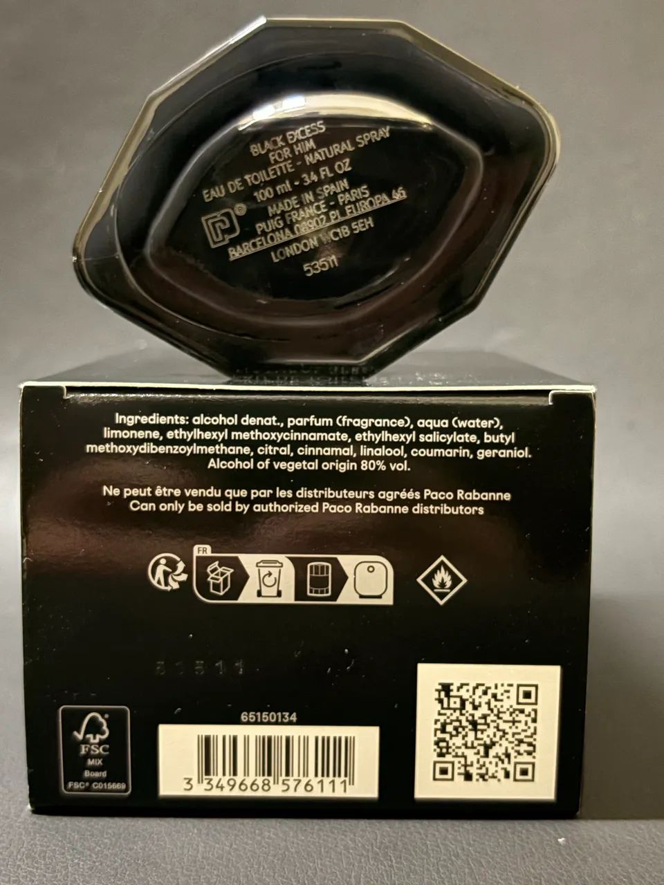 Perfume Black Xs Paco Rabanne 100 ml EDT  - Foto 5